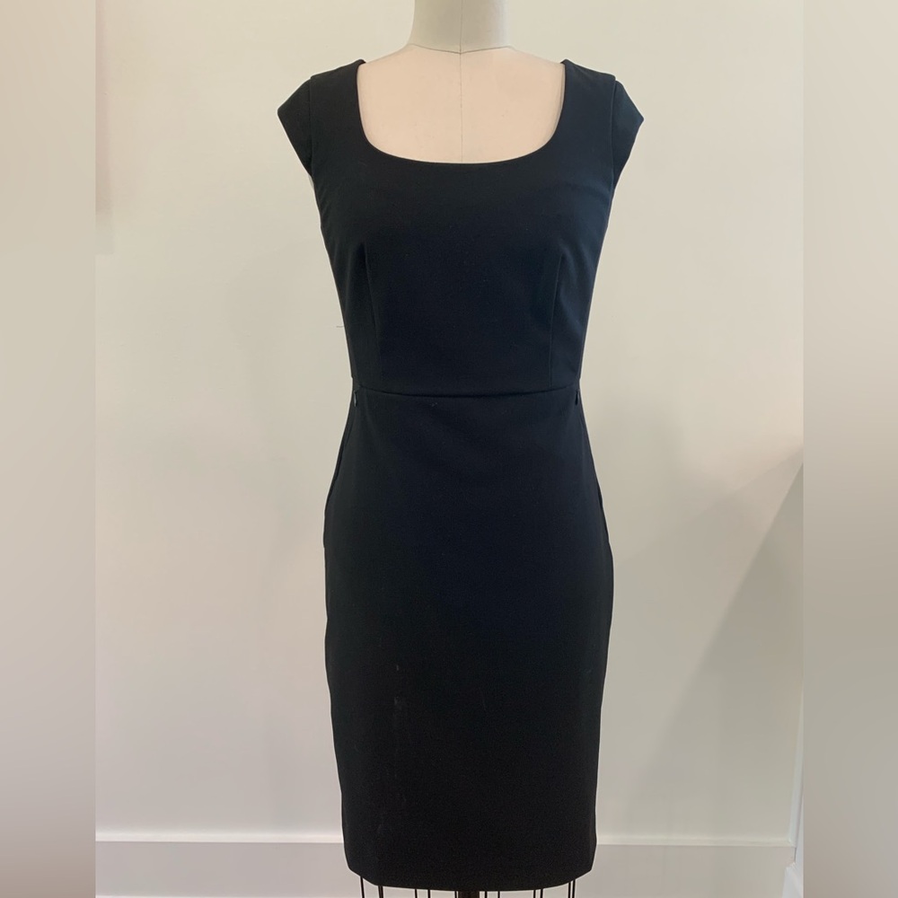 Sz 0 Lovely Black Ann Taylor Dress